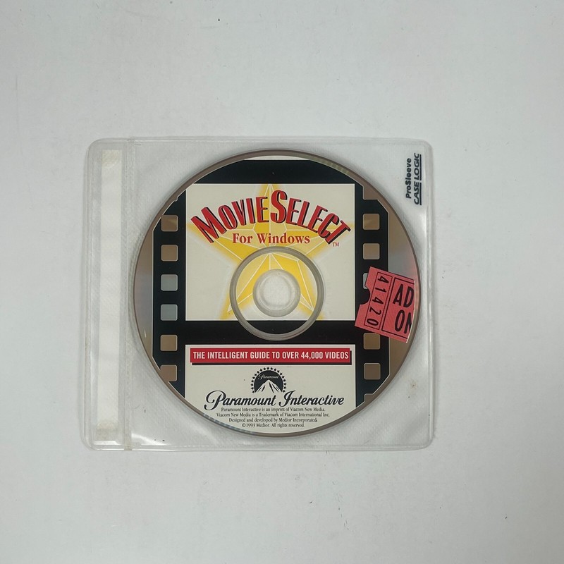 Movie Select for Windows (PC, 1993)
