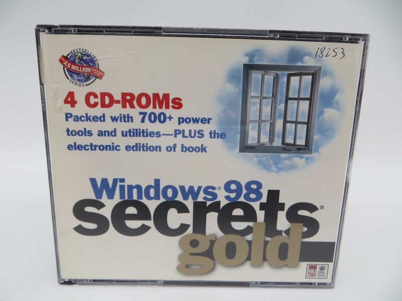Windows 98 Secrets Gold 4 CD-ROMs 700 Power Tools & Utilities Windows 95/98 4728