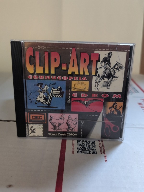 Clip Art Vintage PC CD-ROM SUPER RARE CORNUCOPEDIA WALNUT CREEK! NATIVE #178