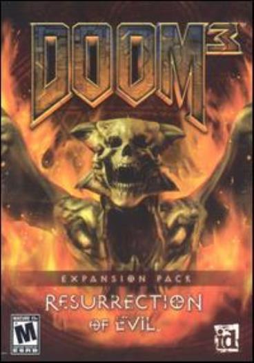Doom 3 Resurrection of Evil PC CD horror survival Mars FPS shooter game add-on!