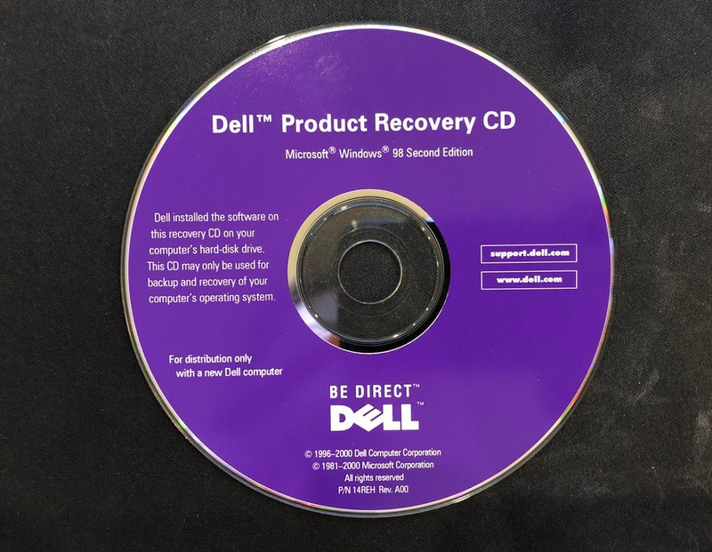 Microsoft Windows 98 SE Operation System CD disk