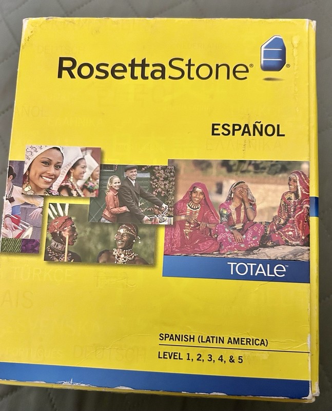ROSETTA STONE Espanol SPANISH Latin America Level 1 2 3 4 5 Complete Set