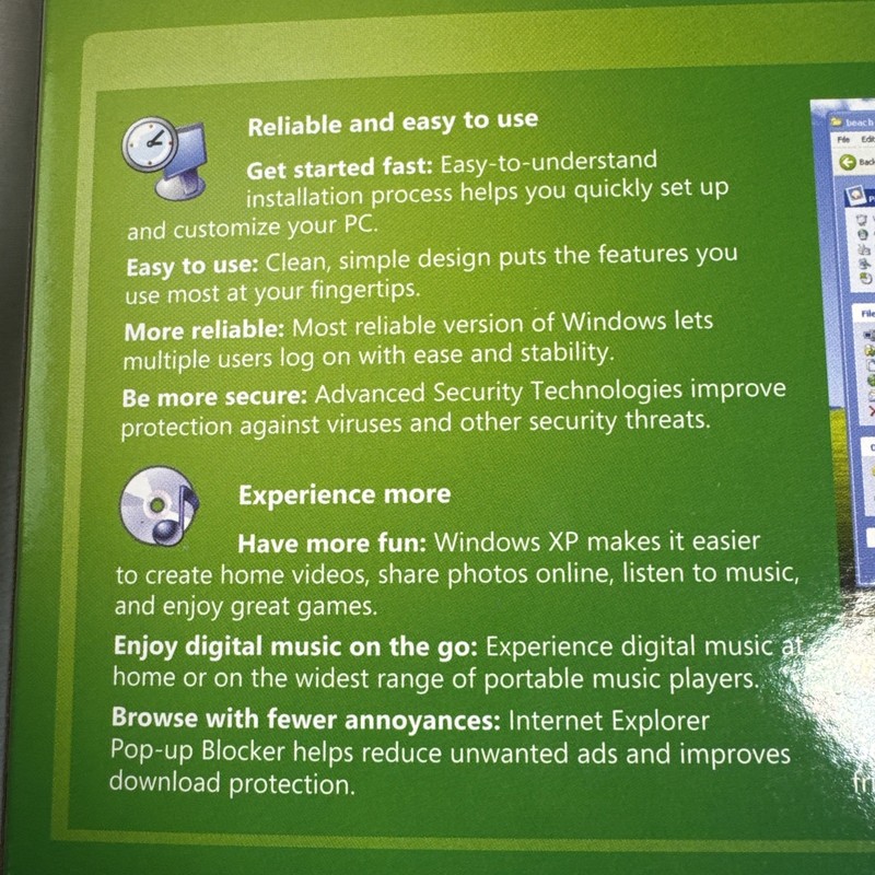 Microsoft Windows Xp Home Edition Complete NEW IN BOX gallery