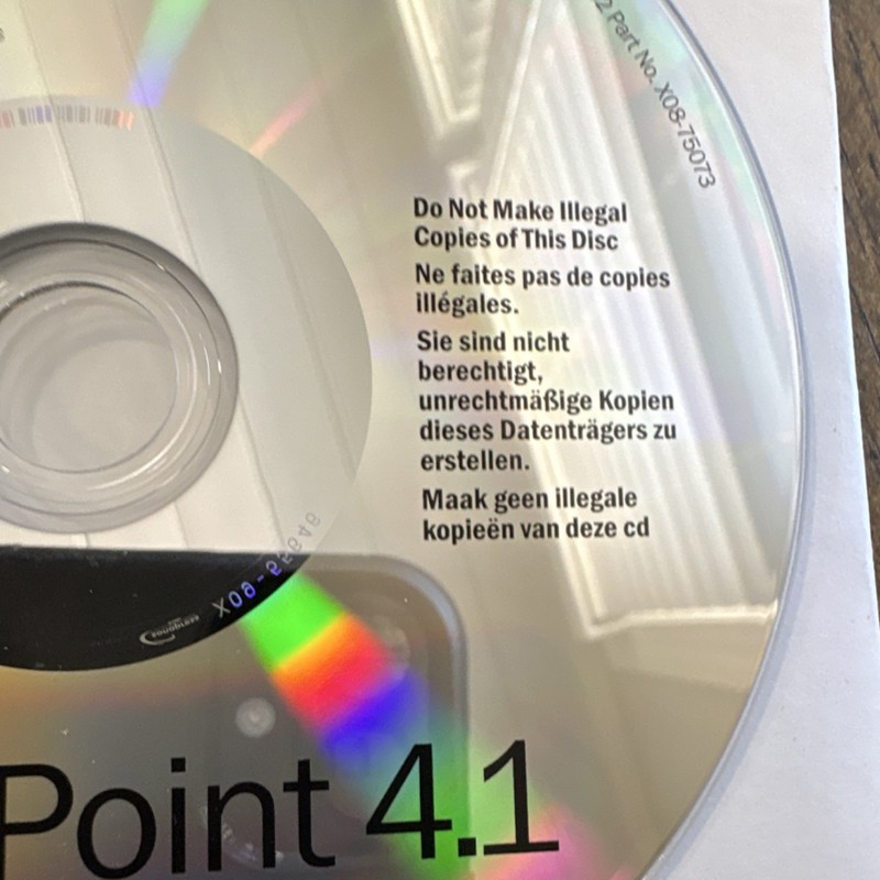 Microsoft IntelliPoint 4.1 Drivers Update Software CD Multilingual X08-75073 gallery