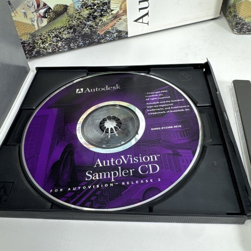 AutoCAD 13 Upgrade Autodesk Autocad Designer Autovision Floppy Disc Guide CD Lot gallery