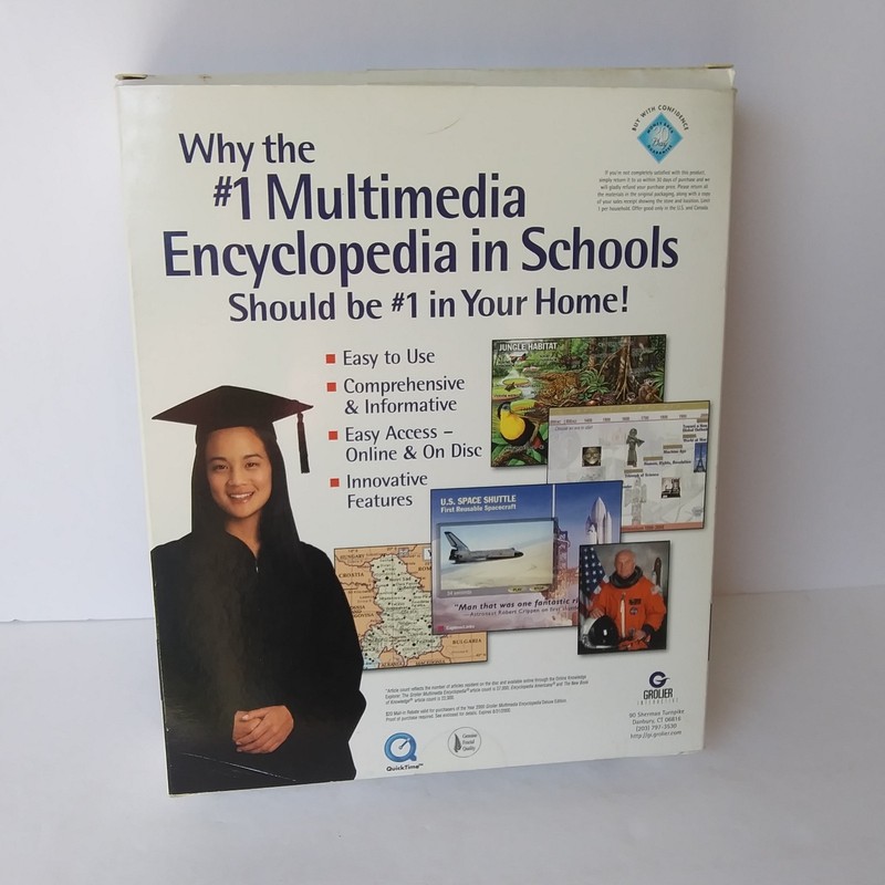 Grolier Multimedia Encyclopedia Deluxe 2-CD Edition 2000 #1 in Schools Education gallery