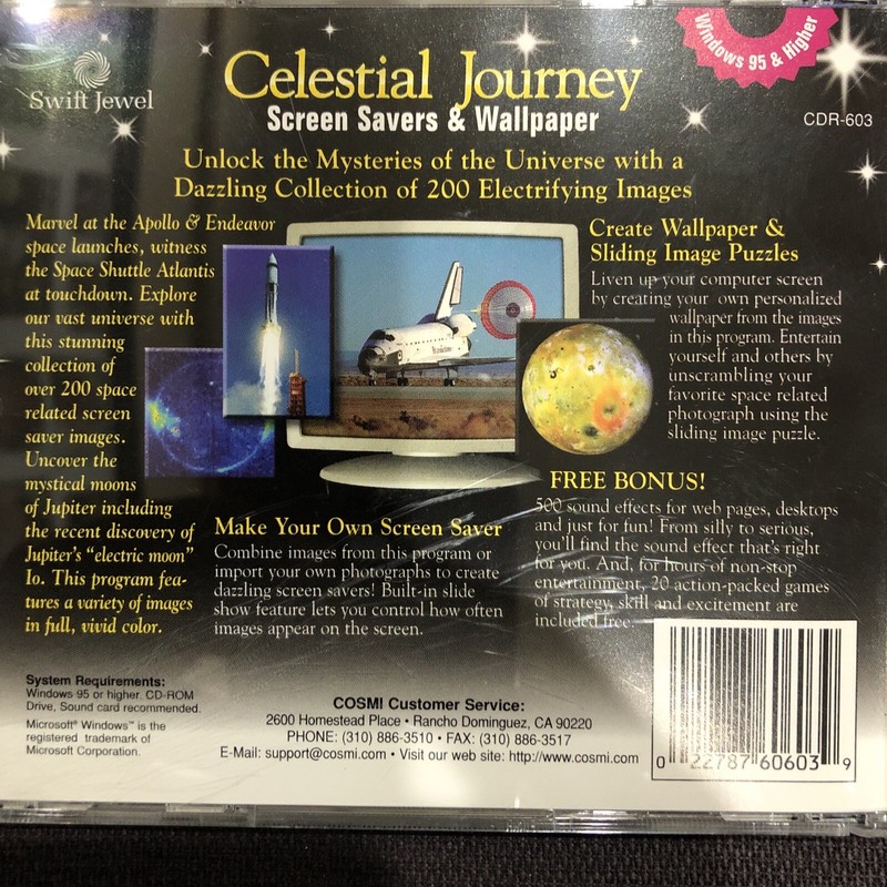 Celestial Journey Screen Savers & Wallpaper CD ROM gallery