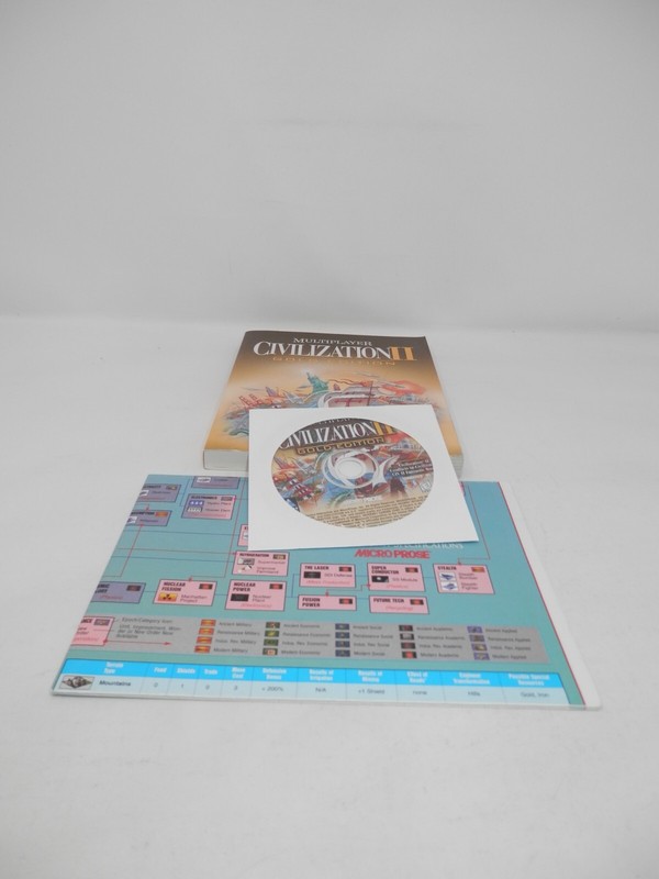 Civilization II PC Game Lot • Micro Prose Test of Time Gold Ed Windows Vintage gallery