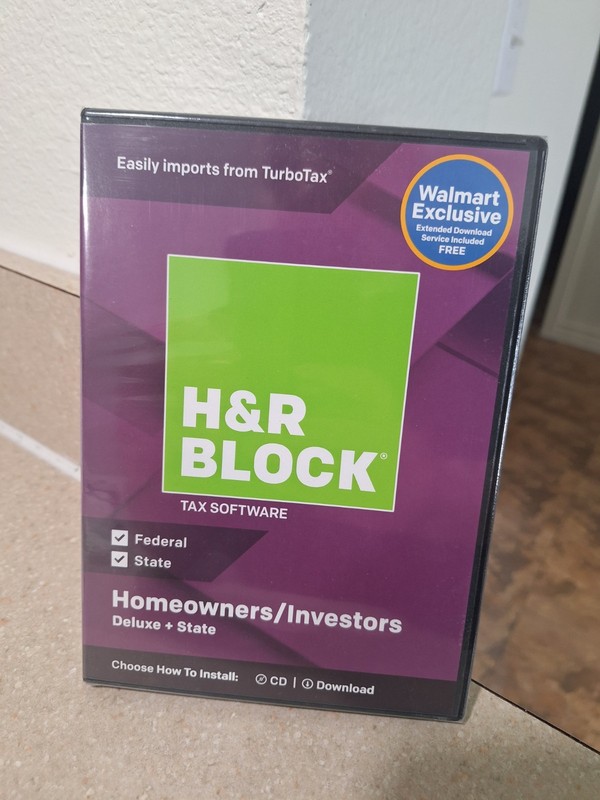 H&R Block Tax Software Deluxe + State 2018 Tax Software gallery