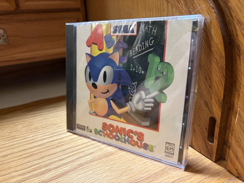 NEW Sonic's Schoolhouse Educational Game PC CD-Rom Windows95 /3.1 SEGA 1996 RARE gallery