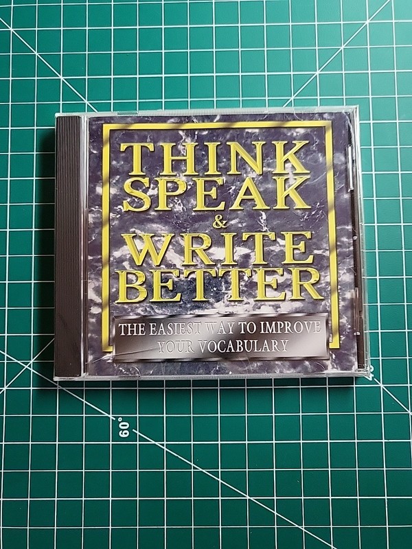Think Speak & Write Better – New and Sealed in Jewel Case PC Program
