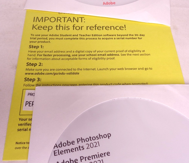 Adobe Photoshop Elements 2021 & Premiere Elements 2021 Software Student Teacher gallery