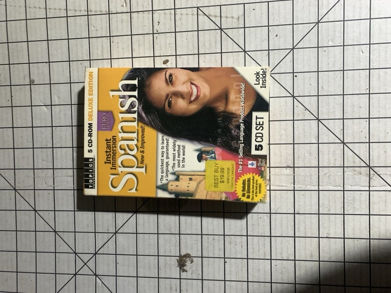 INSTANT SPANISH 5 CD-ROM DELUXE EDITION – THE EURO METHOD IN THE BOX B477