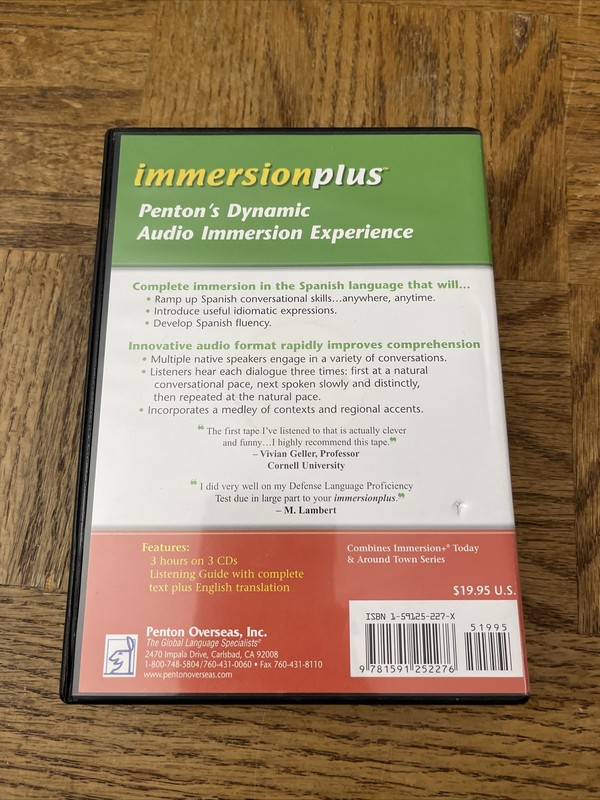 Immersion Plus Spanish Software gallery