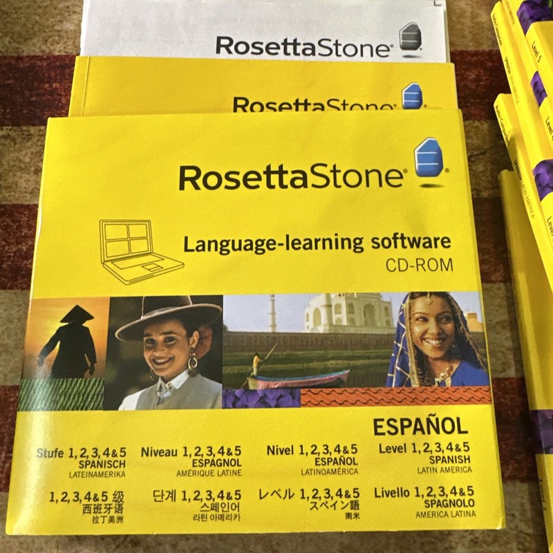 Rosetta Stone Spanish/Espanol (Latin America) Levels 1-5 See Pics Used Software gallery