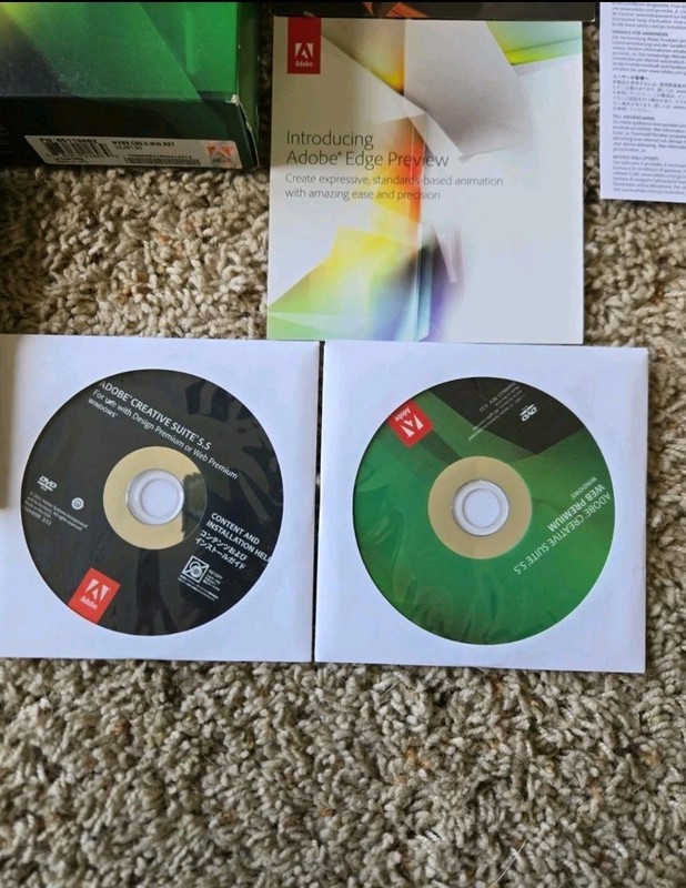 Adobe Creative Suite 5.5 CS5.5 WEB Premium For Windows Full Retail Box gallery