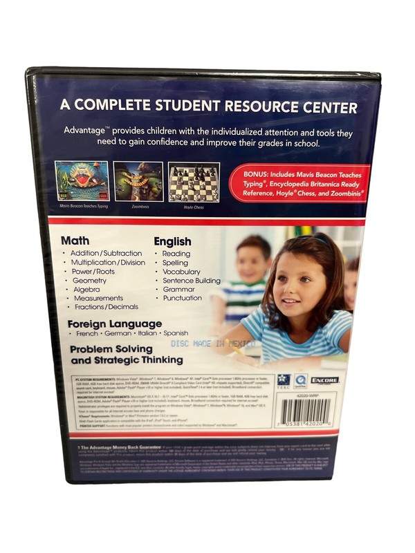 Advantage Pre-K through 8th Grade PC Mac DVD-Rom gallery