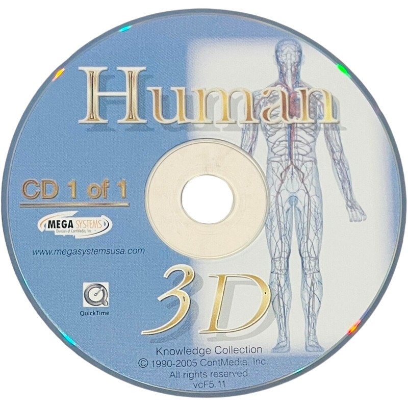 Human 3D CD MEGA Systems Knowledge Collection ContMedia