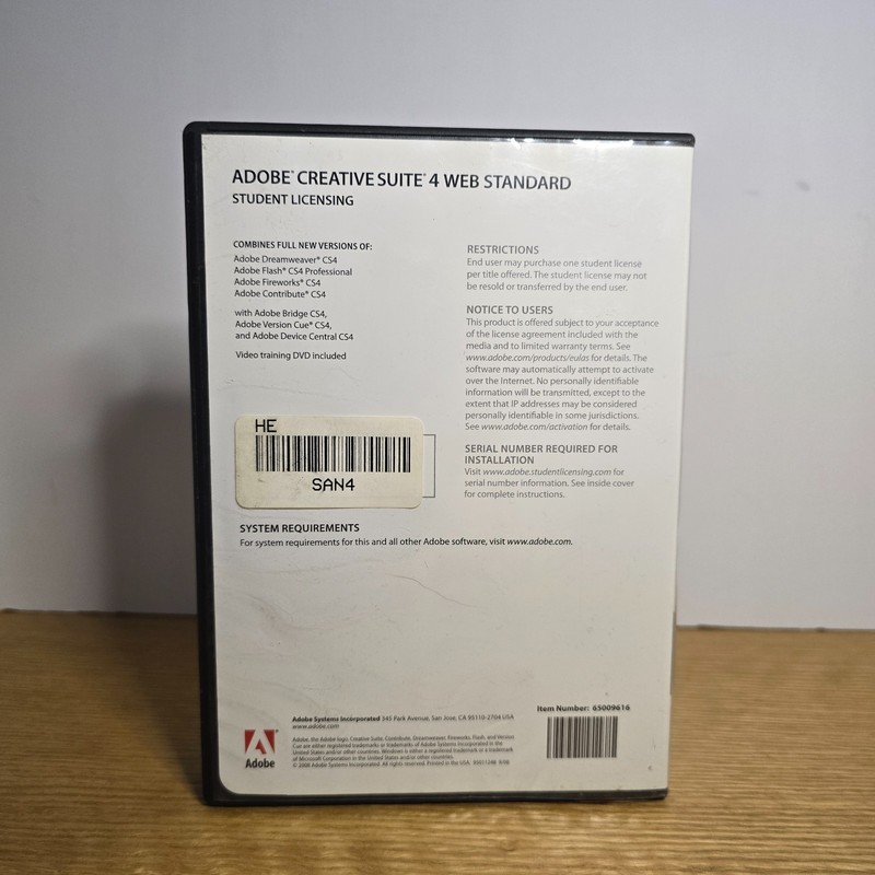 Adobe Creative Suite 4 Web Standerd gallery