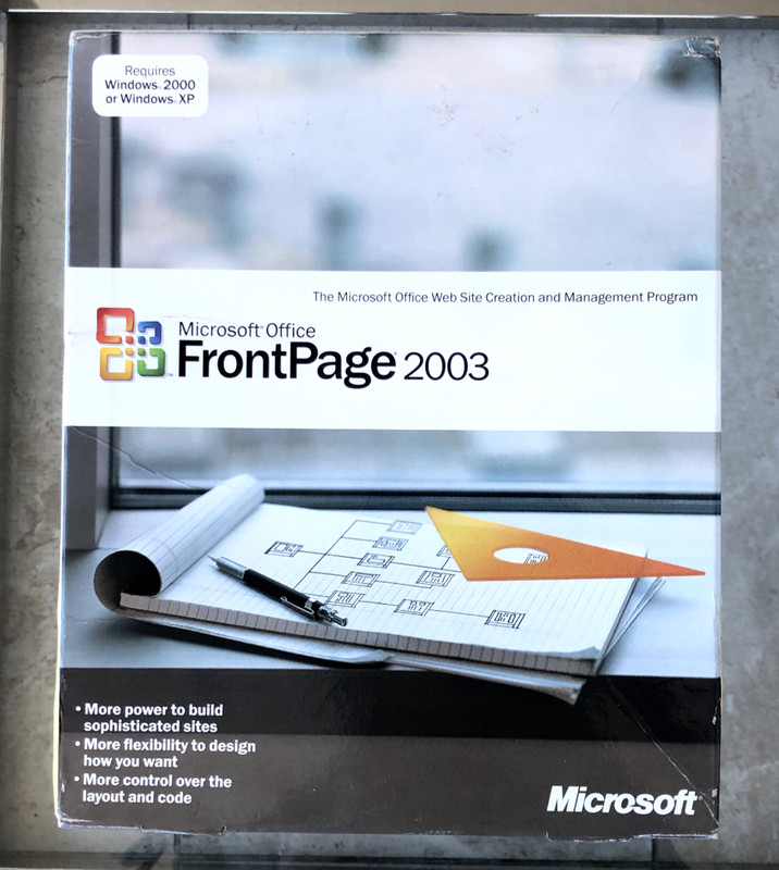 Microsoft Office FrontPage 2003 Full Version W/Product Key NOT for Win 10/11