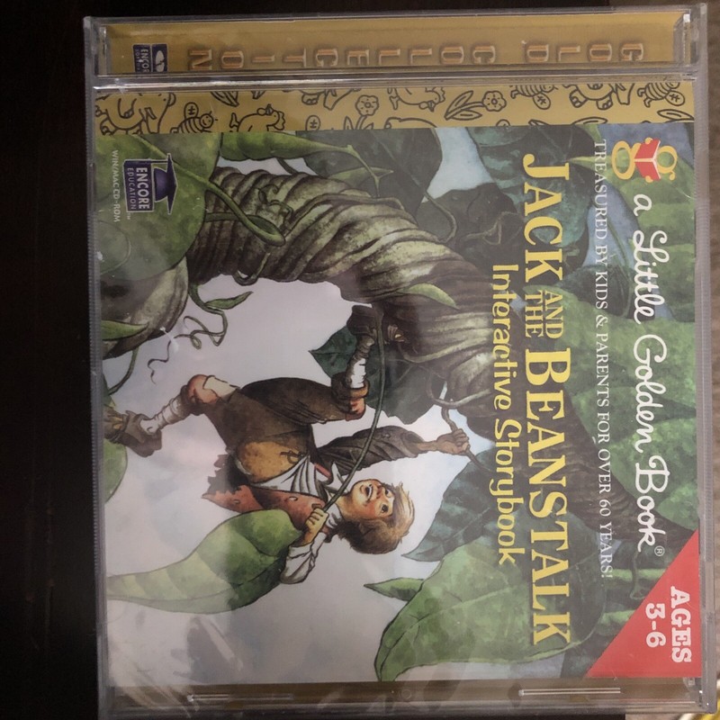 Jack and the Beanstalk Interactive Storybook on CD Rom – New