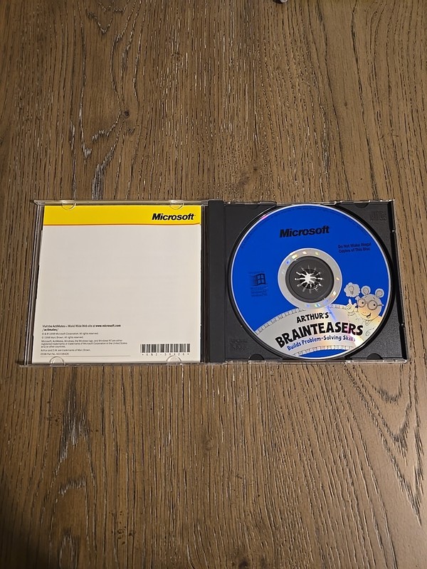 Microsoft Arthur’s Brainteasers CD-ROM PC Game Builds Problem-Solving Skills