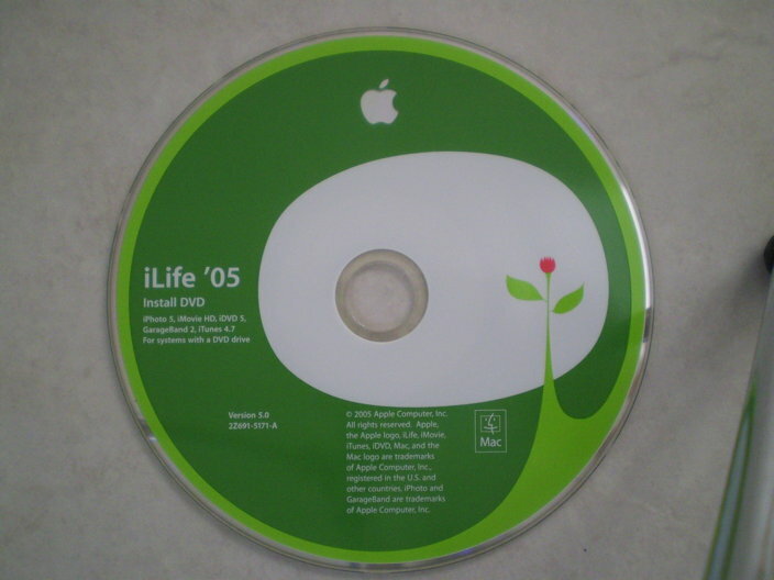 iLife ’05 Install DVD