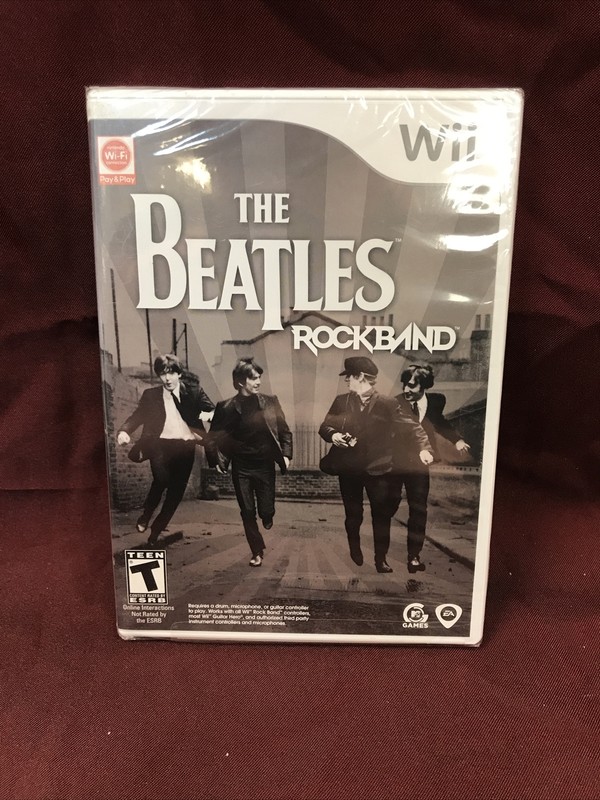 The Beatles: Rock Band (Nintendo Wii, 2009) BRAND NEW SEALED L🔴🔴K 🔥🔥