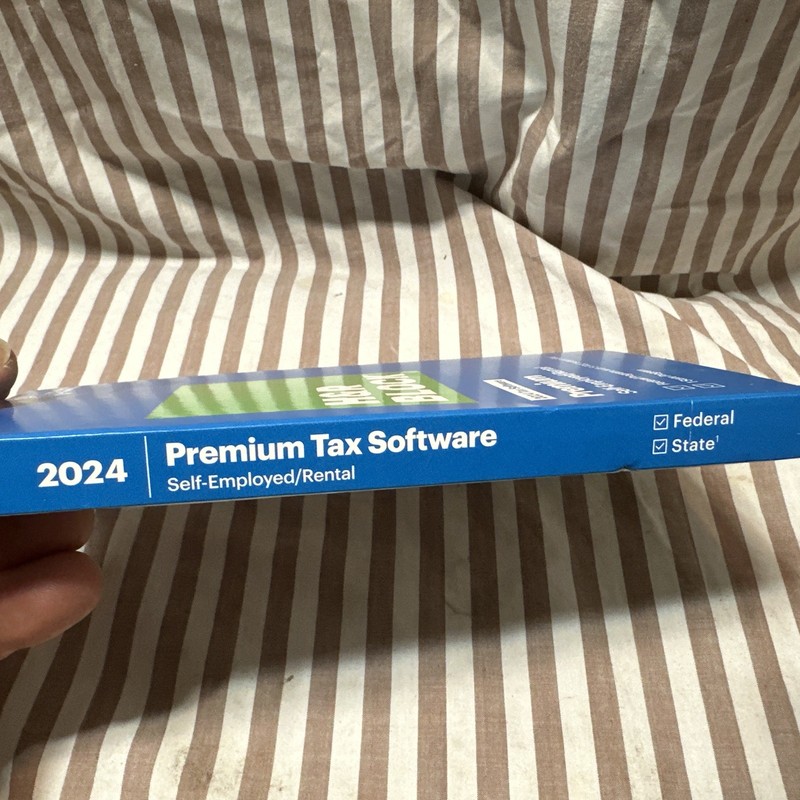 H&R Block Tax Software Premium 2024 PC/Mac Boxed Key Card USA like Turbotax HR gallery