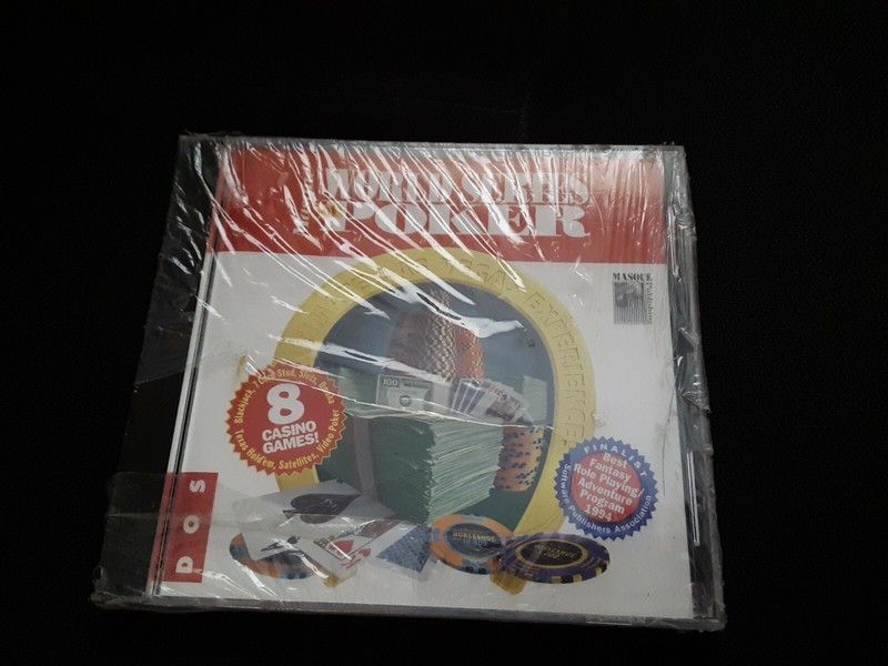 MASQUE WORLD SERIES OF POKER ADVENTURE CD Original DOS 5.0 or higher game 1995