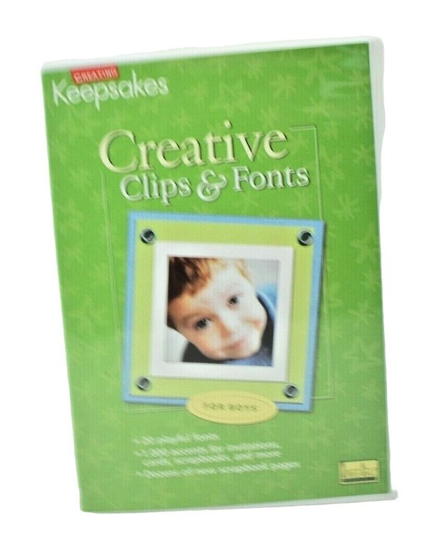 Creating Keepsakes Creative Clips for Boys CD Windows Mac Vintage Scrapbooking gallery