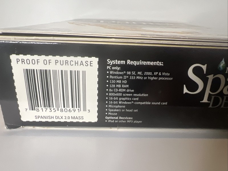 SEALED Spanish Deluxe v2.0 Instant Immersion PC 8 CD Rom by Topics Entertainment gallery