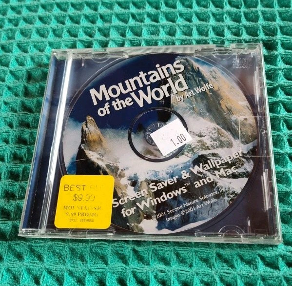 Mountain Of The World By Art Wolfe, Screensaver, Wallpaper, Windows And Mac, Cd