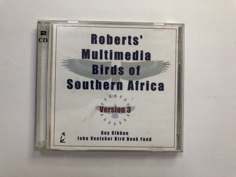 Roberts’ Multimedia Birds of Southern Africa Version 3 (2003, 2 CDs)