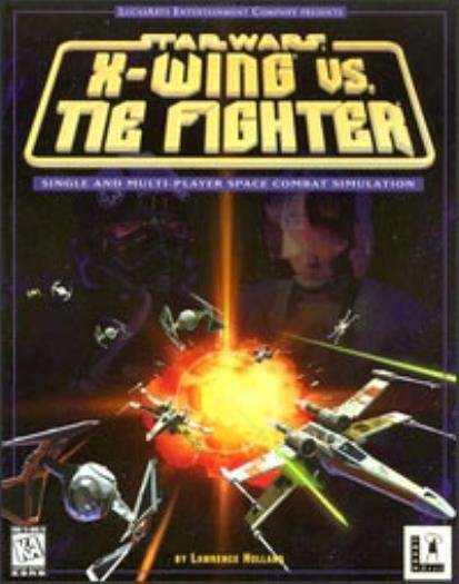 Star Wars X-Wing vs Tie Fighter + Manual PC CD space ship shooter simulator game