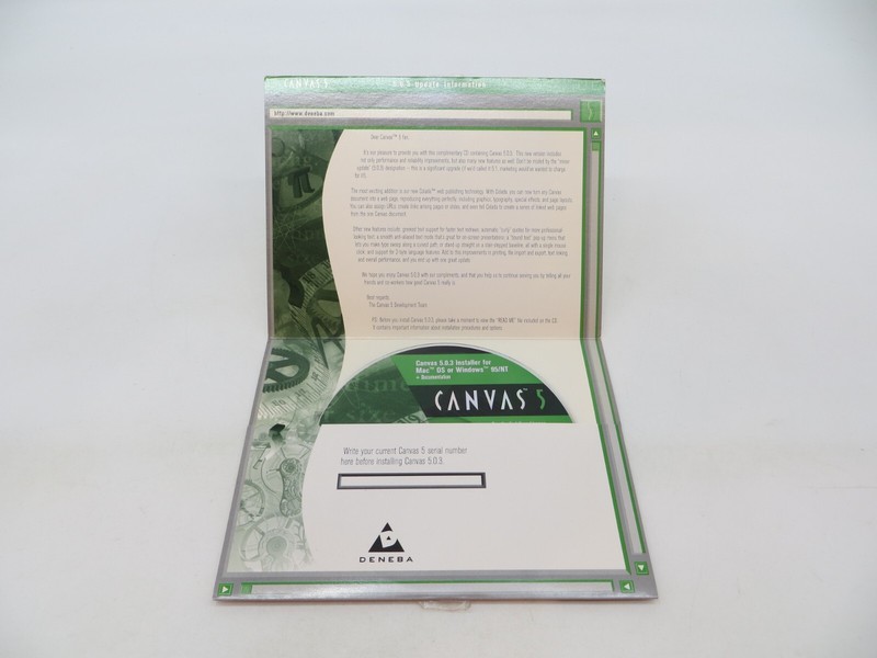 CANVAS 5 5.0.3 Update Disk (Deneba, 1997) Windows 95/NT / MAC OS gallery