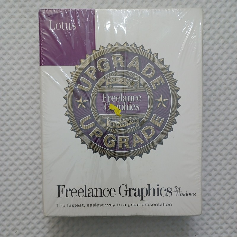NEW LOTUS FREELANCE GRAPHICS UPGRADE FOR WINDOWS (3.5 H.D. DISK)