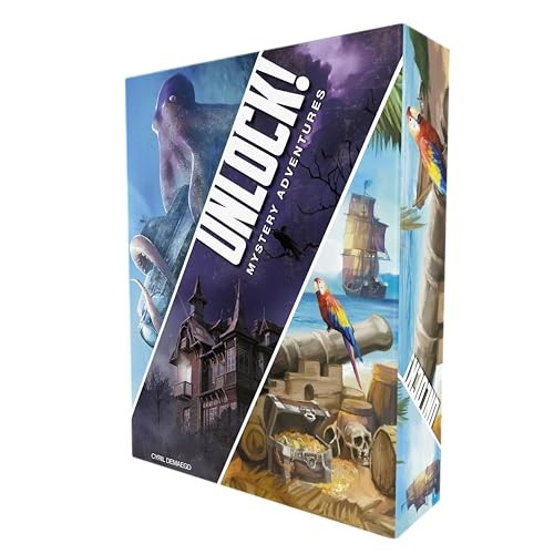 Asmodee Unlock Mystery Adventures Card Game - Escape Room-Inspired Cooperative gallery