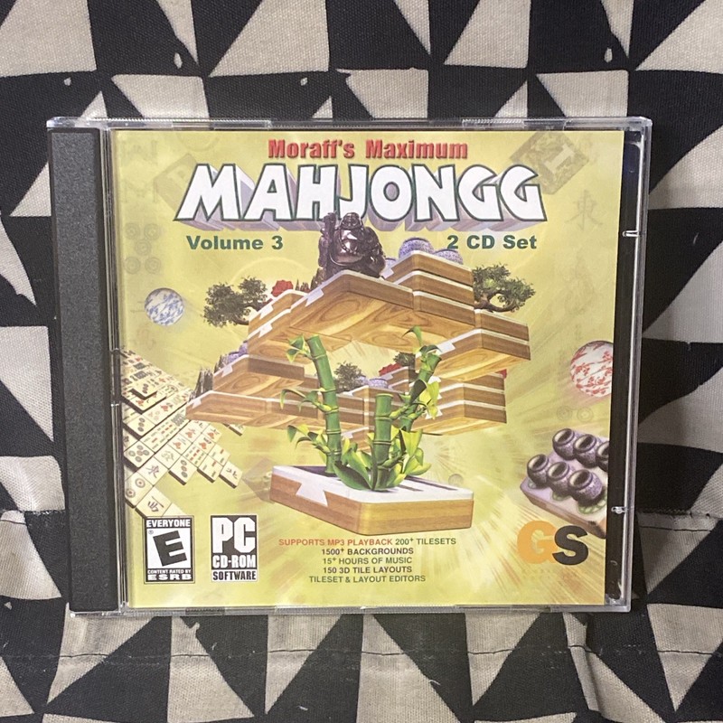 MAHJONGG VOL. 3 PC CD-ROM VIDEO GAME 2 CD SET