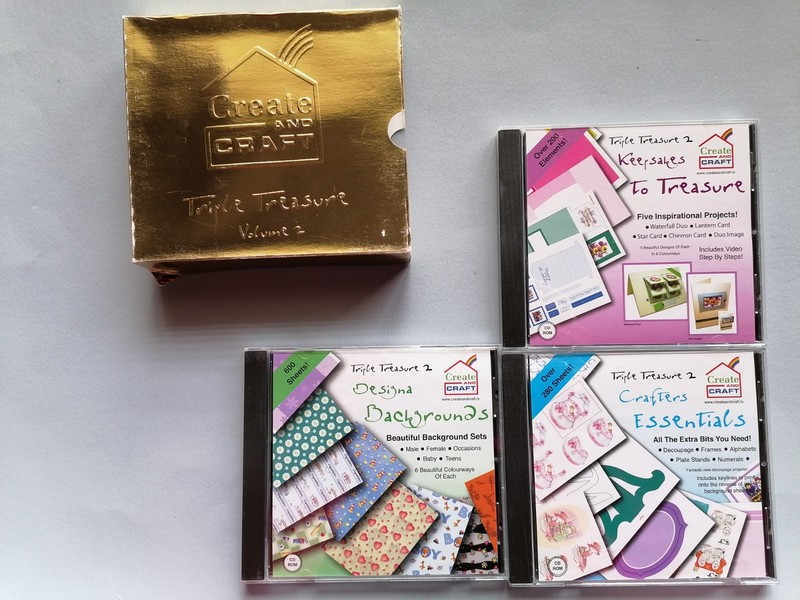 TRIPLE TREASURE Volume 2, Craft CD, 3-disc set – Create and Craft