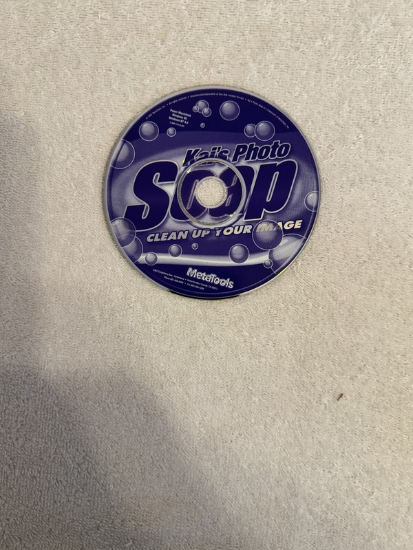 Kai’s Photo Soap – (PC/MAC 1997 MetaTools) – CD ONLY!!!