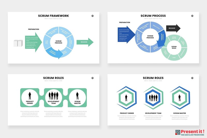 SCRUM Infographics Templates gallery