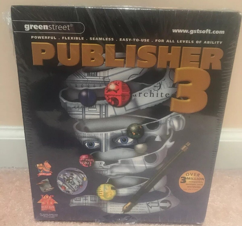 New Greenstreet Publisher 3 (Windows CDROM) Schools, Business,Clubs Web Design +