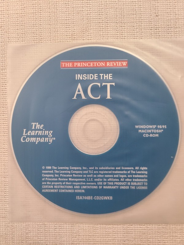 The Princeton Review: Inside the ACT (PC, 1999, The Learning Company)