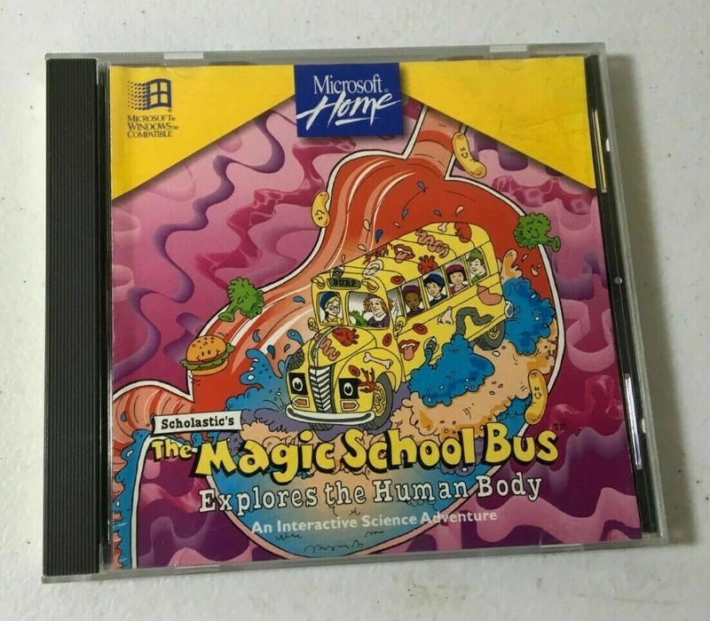 1994 Microsoft Home Scholastic’s The Magic School Bus Explores HUMAN BODY #60