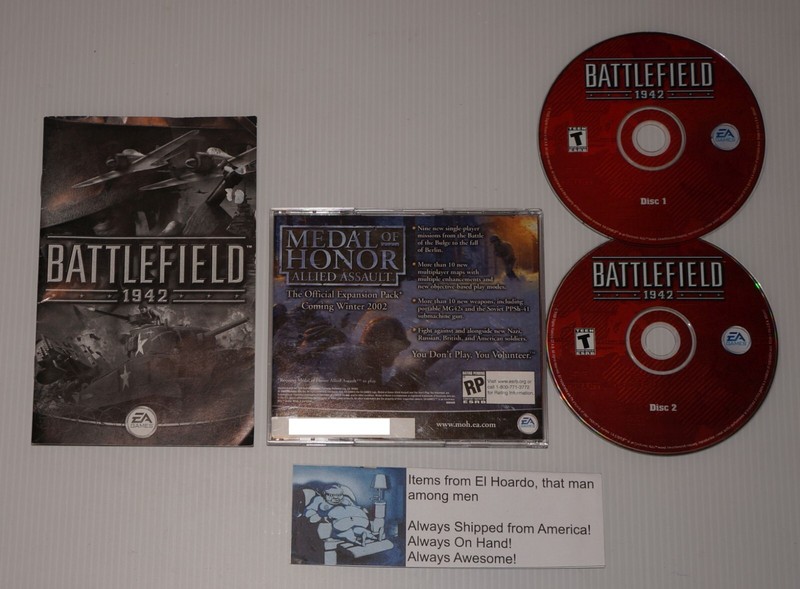 Battlefield 1942 PC Game In Jewel Case With Manual and Serial Key