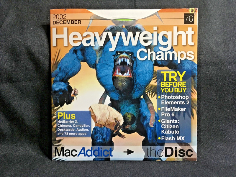 MacAddict The Disc – Dec 2002 – #76 – Heavyweight Champs – Imagine Media