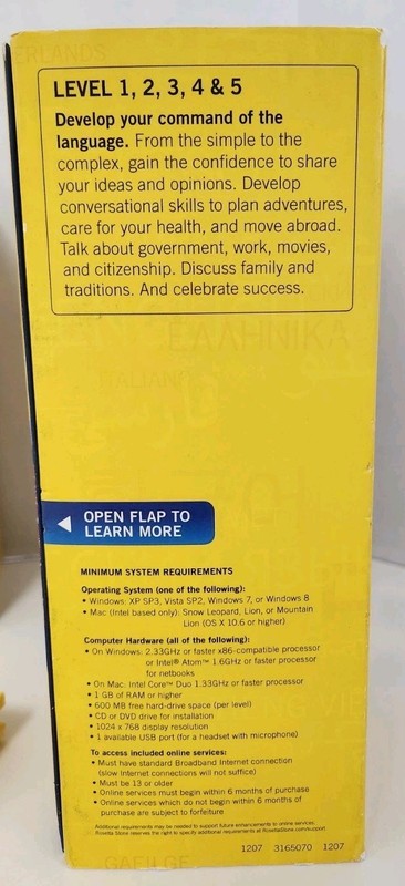 Rosetta Stone Italian Language Software Version 4 – Levels 1–5 – PC/Mac gallery