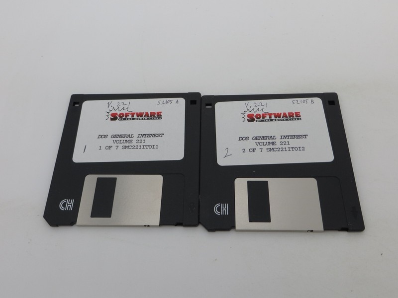 Software of the Month Club 3.5" Floppy Disk's Volume 221 DOS General Interest gallery