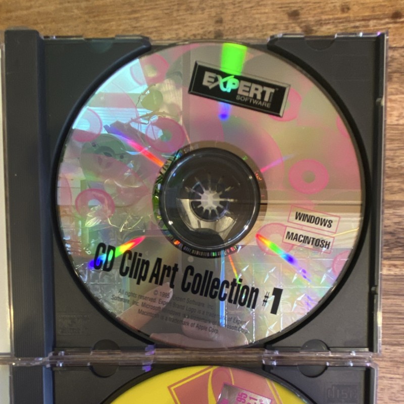 Expert Software CD Clip Art Collection #1 & Newsletters Windows/Mac CD-ROM gallery